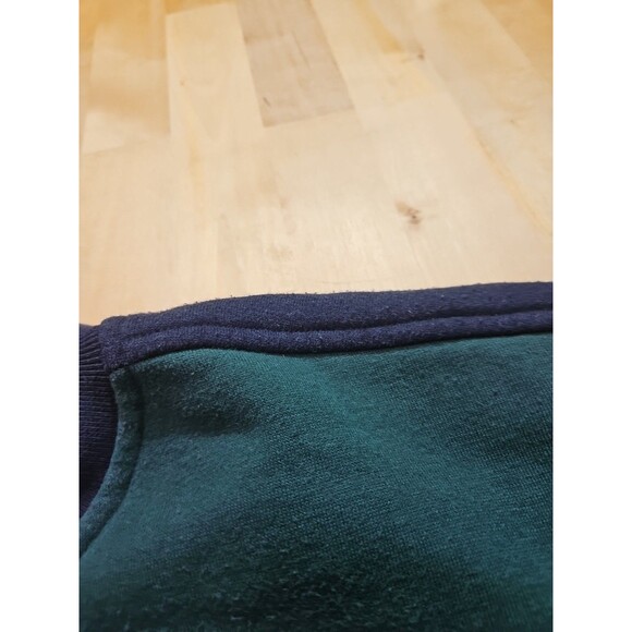 Vintage Mickey & Co Blue & Green Adult Large Sweatshirt Brazos Sportswear 90's - Picture 10 of 16